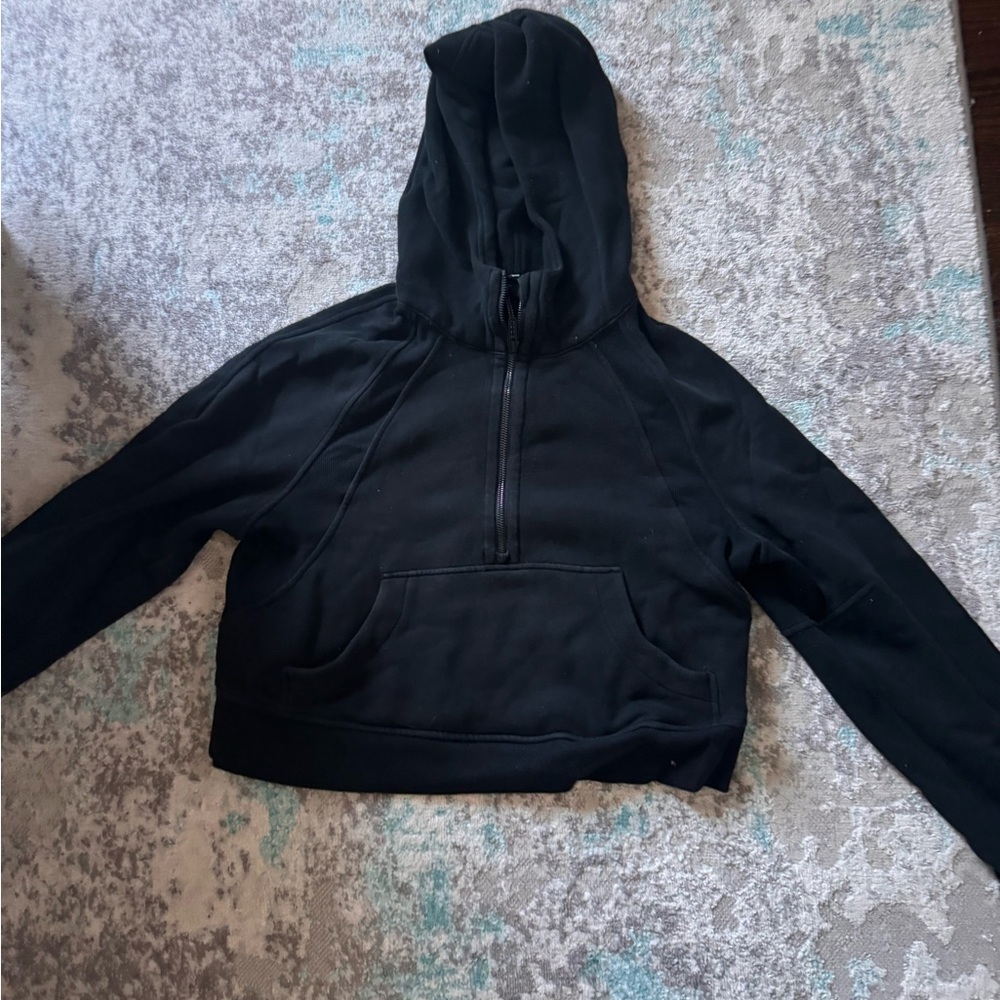 Lululemon Black Half Zip Scuba